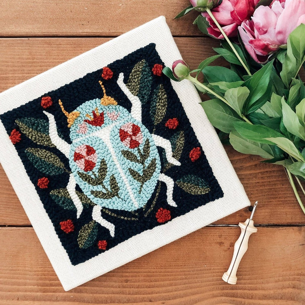 Spring Beetle Punch Needle Kit