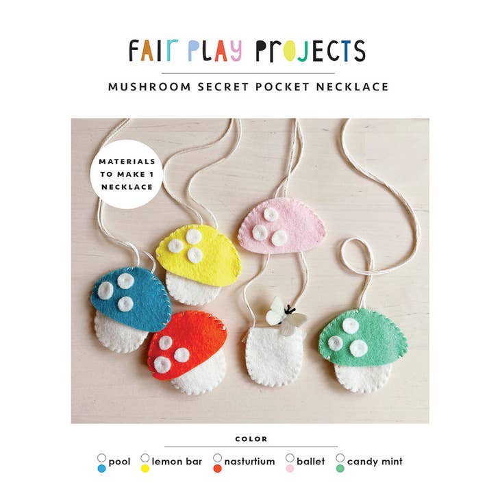 Mushroom Secret Pocket Necklace Kit