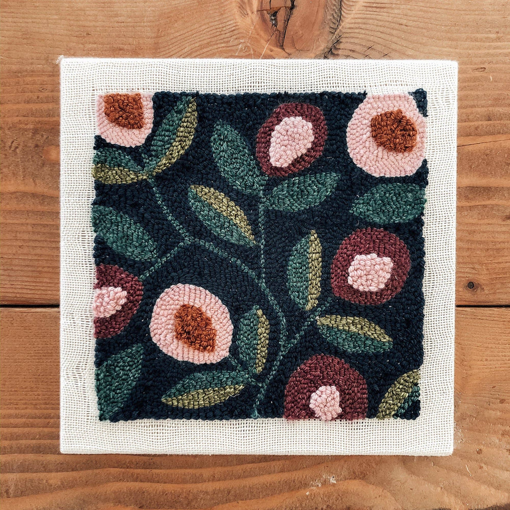 Fall Floral & Vines Punch Needle Kit