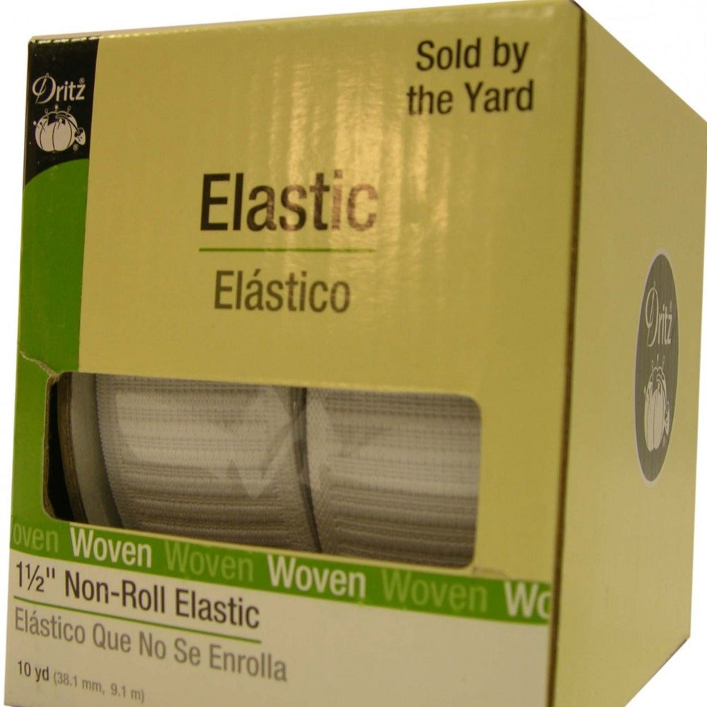 Woven Non-Roll Elastic (By the Yard) Notions Stretchrite 1 1/2 inch