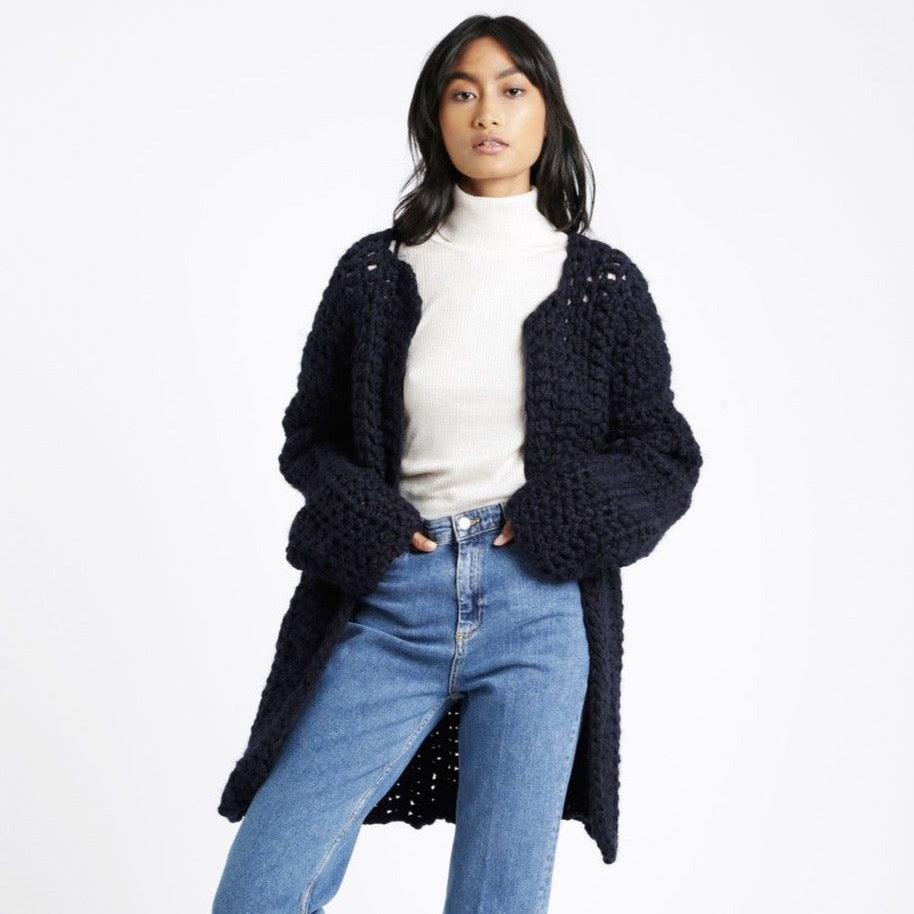 All or Nothing Coatigan Crochet Pattern Pattern Wool and the Gang