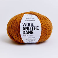 Wool and the Gang Alpachino Merino Yarn Wool and the Gang Chestnut