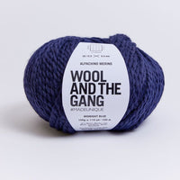 Wool and the Gang Alpachino Merino Yarn Wool and the Gang Midnight Blue