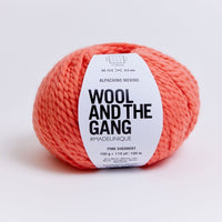 Wool and the Gang Alpachino Merino Yarn Wool and the Gang Pink Sherbert