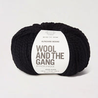 Wool and the Gang Alpachino Merino Yarn Wool and the Gang Space Black
