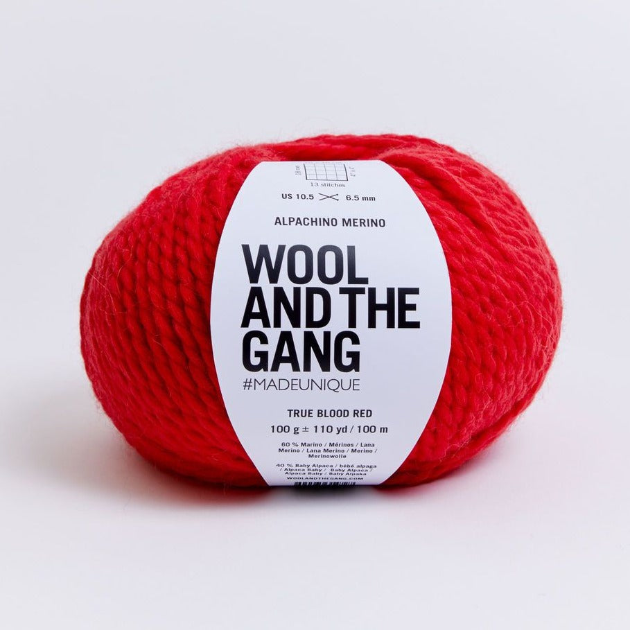 Wool and the Gang Alpachino Merino Yarn Wool and the Gang True Blood Red
