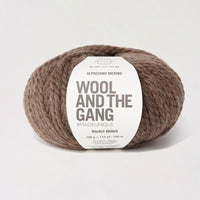 Wool and the Gang Alpachino Merino Yarn Wool and the Gang Walnut Brown