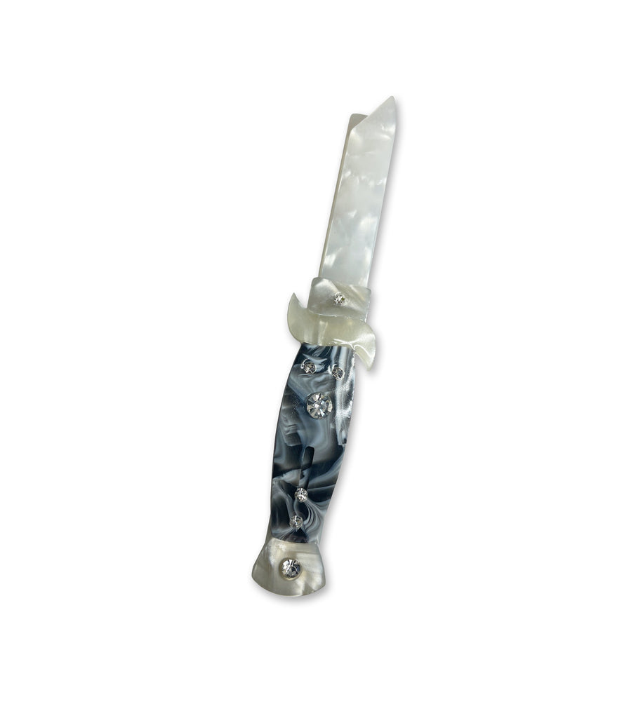 Black Magic Switchblade Hair Clip