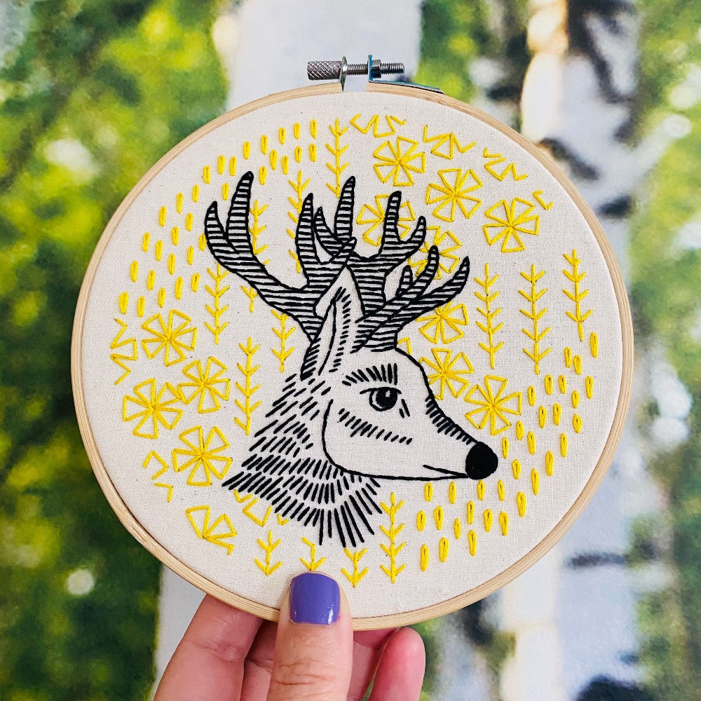 Oh Deer Me Embroidery Kit