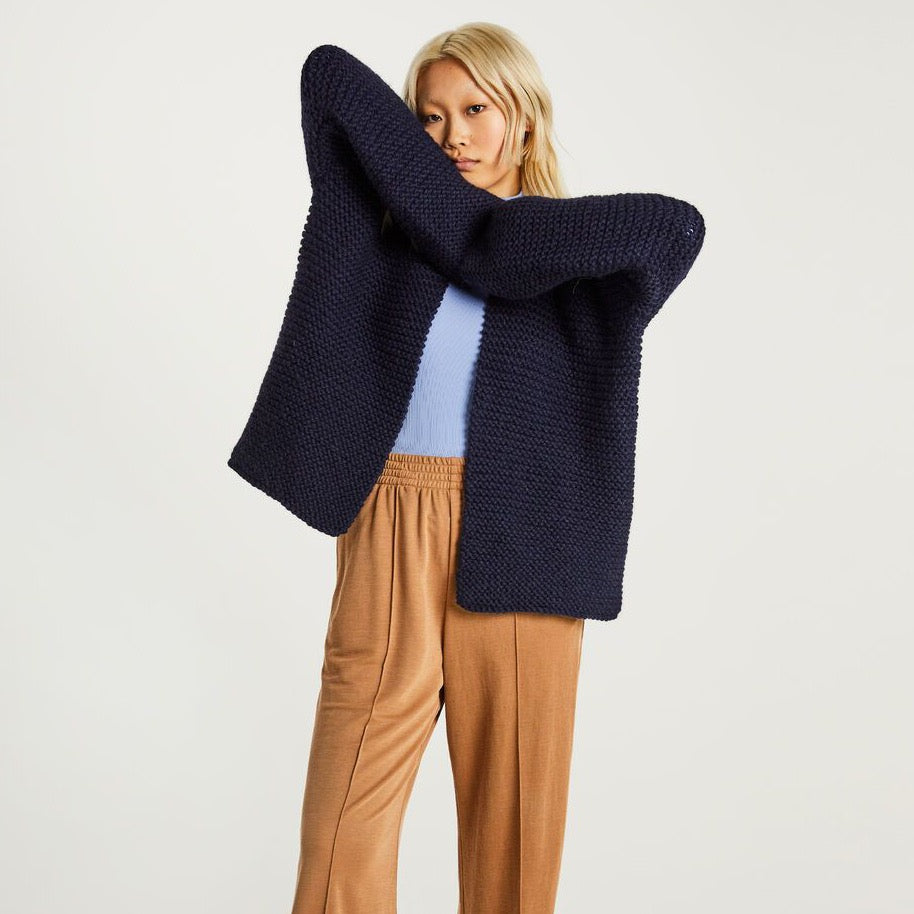 Wool & the Gang Breathe Cardigan Knitting Pattern Pattern Wool and the Gang