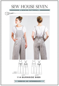 Burnside Bibs Pattern (Sizes 00 - 20) Pattern Sew House Seven