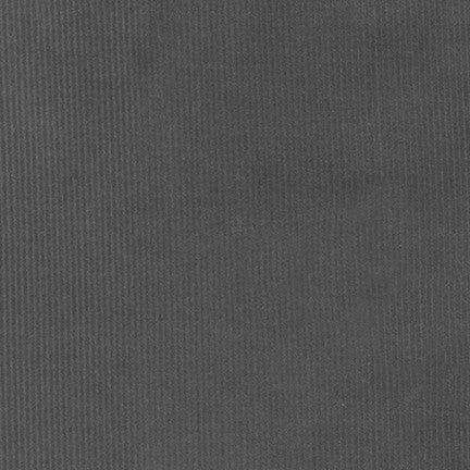Corduroy 14 Wale in Charcoal Fabric Robert Kaufman