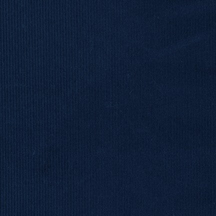 Corduroy 14 Wale in Navy Fabric Robert Kaufman