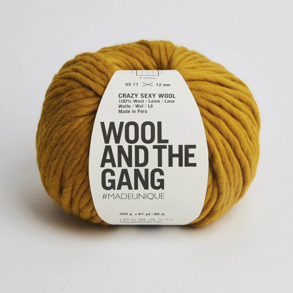 Wool and the Gang Crazy Sexy Wool Yarn Wool and the Gang Bronzed Olive