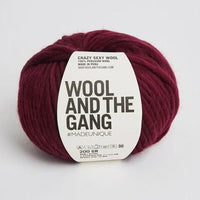Wool and the Gang Crazy Sexy Wool Yarn Wool and the Gang Margaux Red