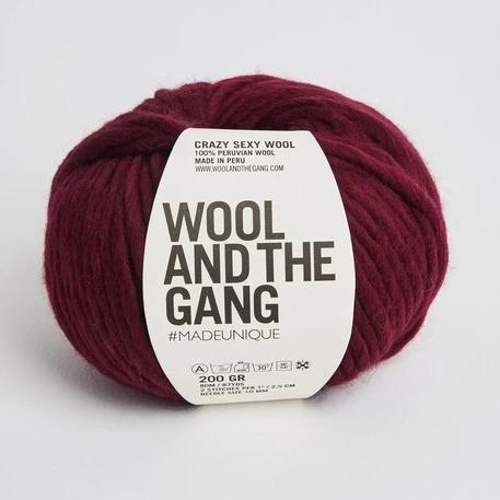 Wool and the Gang Crazy Sexy Wool Yarn Wool and the Gang Margaux Red