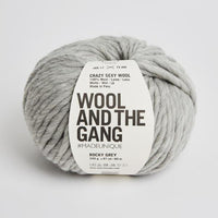 Wool and the Gang Crazy Sexy Wool Yarn Wool and the Gang Rocky Grey