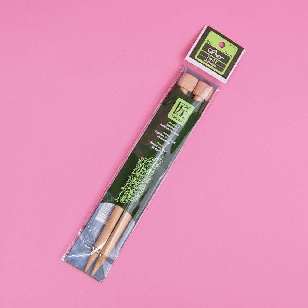 9" Single Pointed Knitting Needles Clover