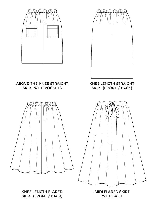 Dominique Skirt Pattern Pattern Tilly and the Buttons
