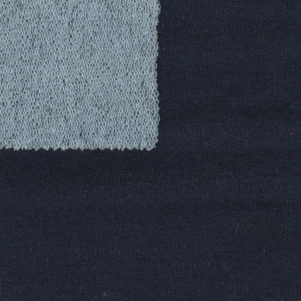 French Terry Knit by Robert Kaufman in Indigo Fabric Robert Kaufman