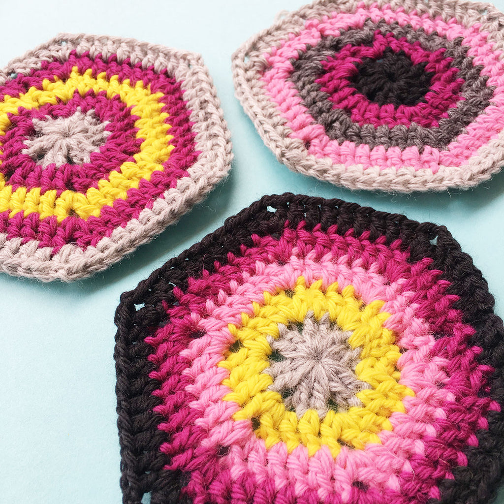 Crochet Hexagon Motifs