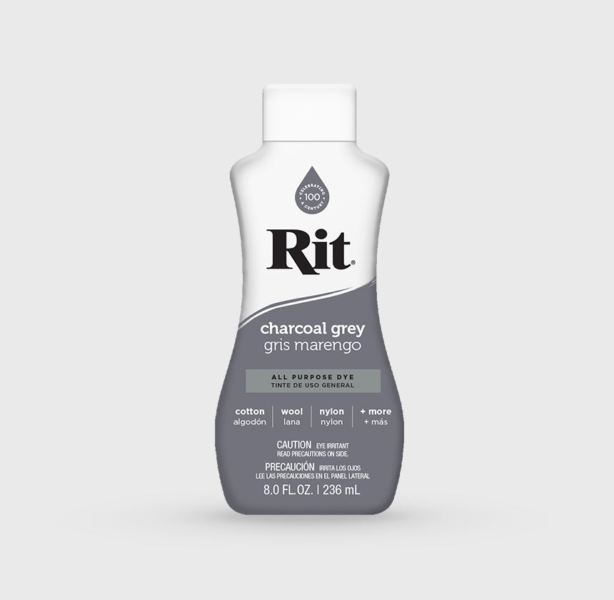 Rit Dye Liquid Dye RIT Charcoal Grey Rit