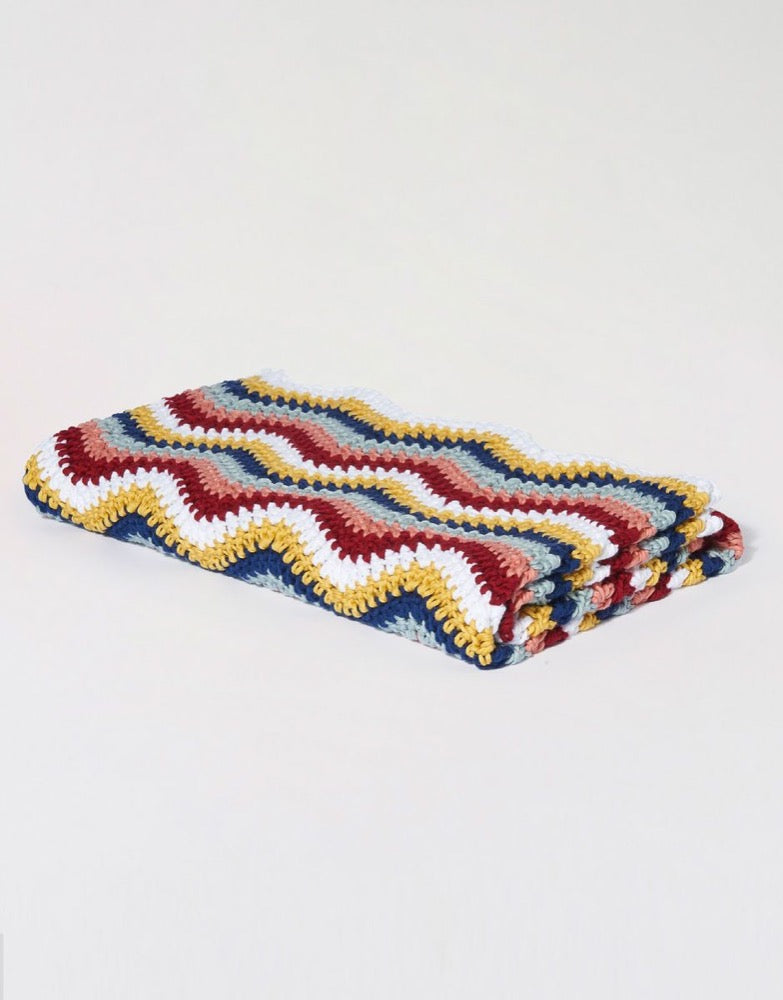Wool & the Gang Malibu Blanket Crochet Pattern