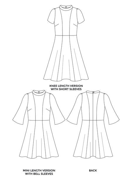Martha Dress Pattern Pattern Tilly and the Buttons