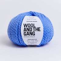 Wool and the Gang Alpachino Merino Yarn Wool and the Gang Cornflower Blue