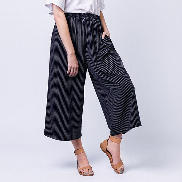 VIRTUAL WORKSHOP: Sew Wide Leg Cropped Pants – Brooklyn Craft Company