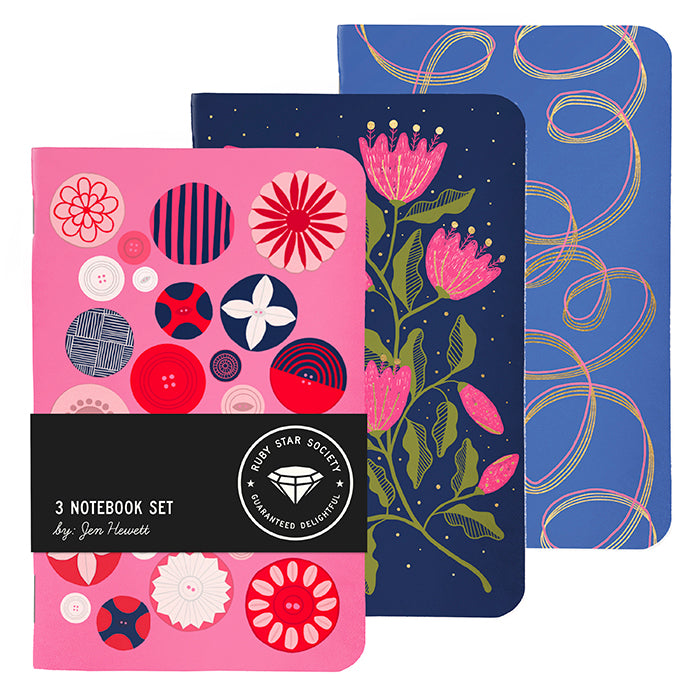 Jen Buttons Notebook Set