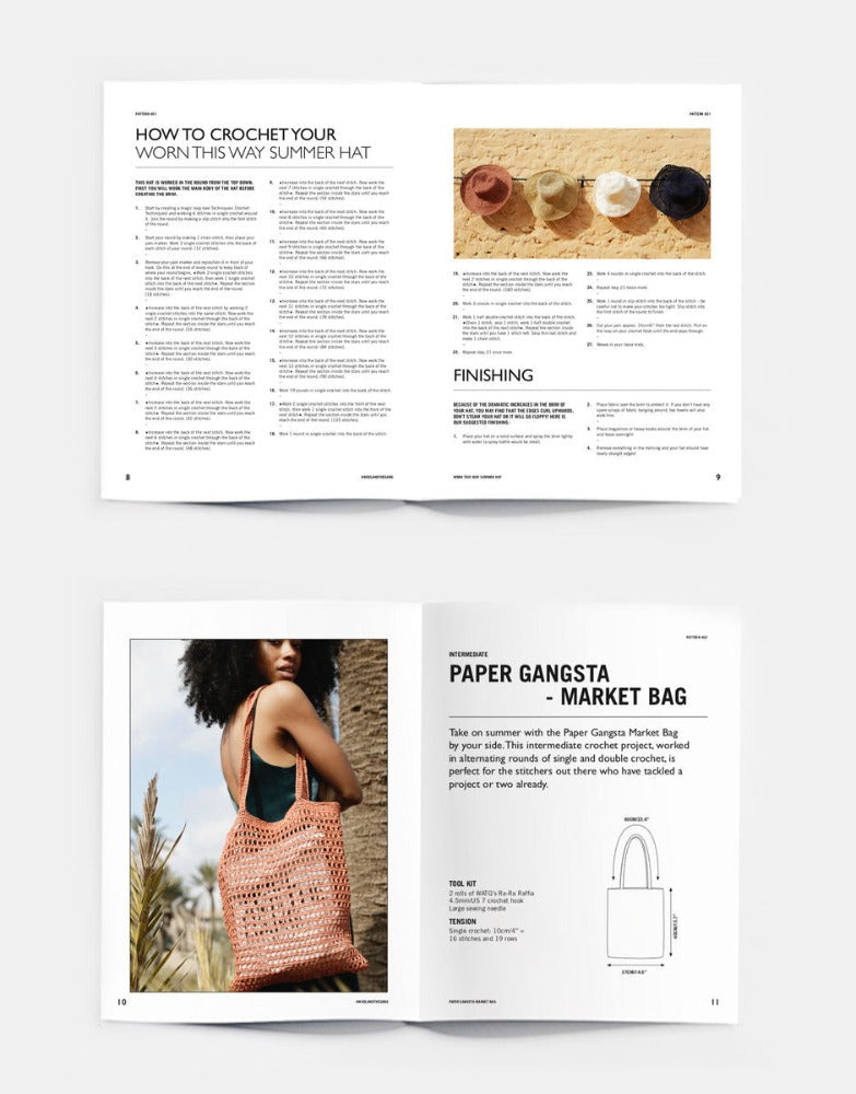 Wool & the Gang Raffia Crochet: 10 Contemporary Crochet Patterns with Raffia Yarn Wool and the Gang