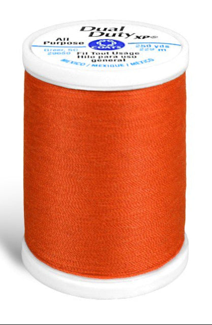 Dual Duty XP All Purpose Thread #7640 Orange Thread Coats & Clark