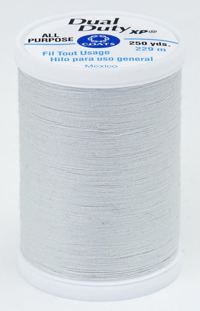 Dual Duty XP All Purpose Thread #230 Silver Thread Coats & Clark