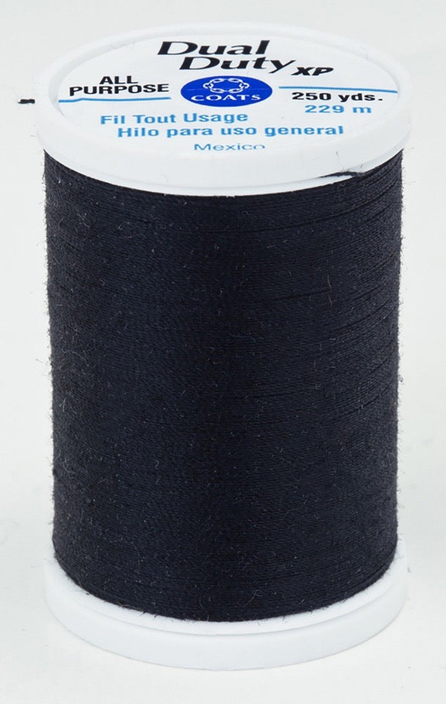 Dual Duty XP All Purpose Thread #900 Black