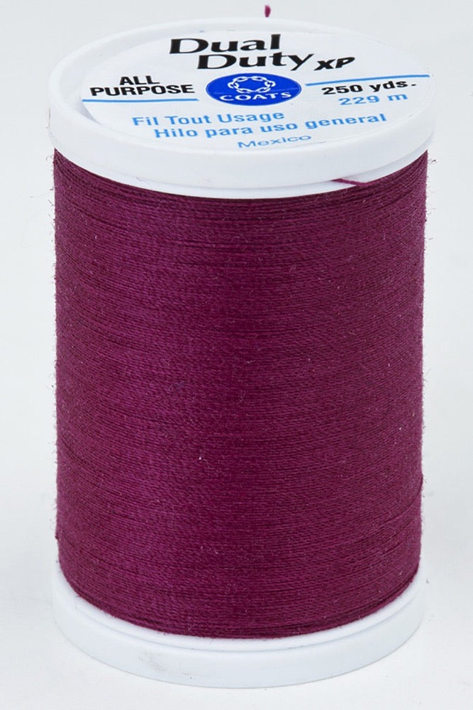 Dual Duty XP All Purpose Thread #3090 Red Plum Thread Coats & Clark