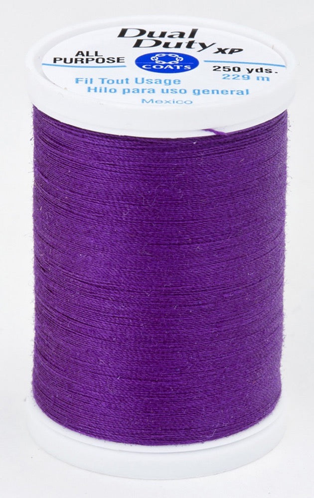 Dual Duty XP All Purpose Thread #3390 Ultra Violet Thread Coats & Clark