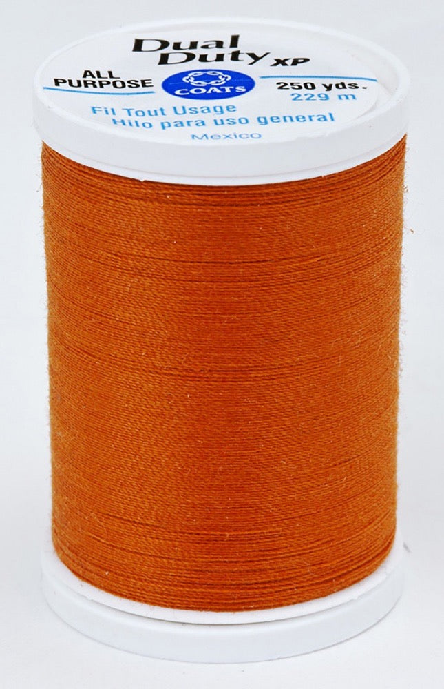 Dual Duty XP All Purpose Thread #7670 Burnt Orange Thread Coats & Clark