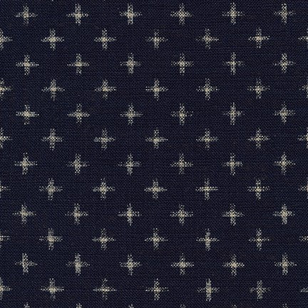 Sevenberry: Nara Homespun in Indigo Cross