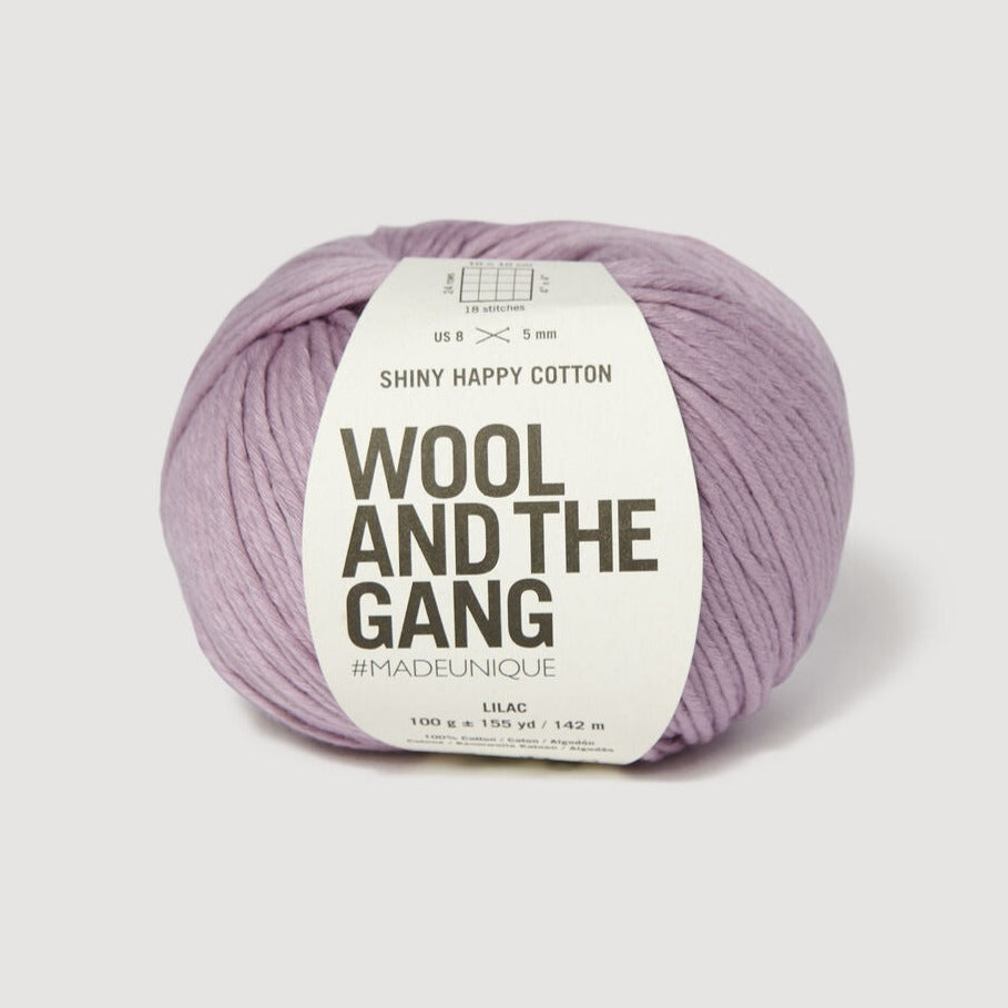 Shiny Happy Cotton in Lilac