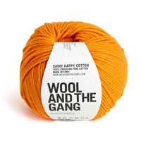 Shiny Happy Cotton in Vitamin C orange