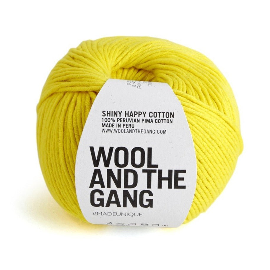 Shiny Happy Cotton Yarn Wool and the Gang Yellow Brick Road
