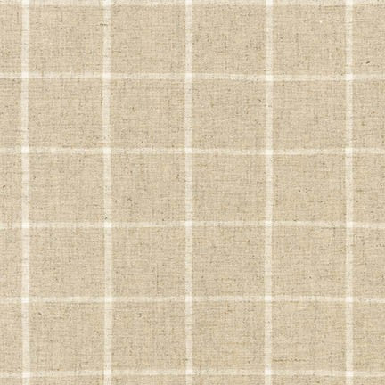 Essex Yarn Dyed Classic Wovens Checkerboard in Natural Fabric Robert Kaufman