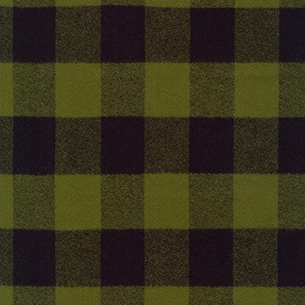 Mammoth Flannel by Robert Kaufman in Olive Fabric Robert Kaufman