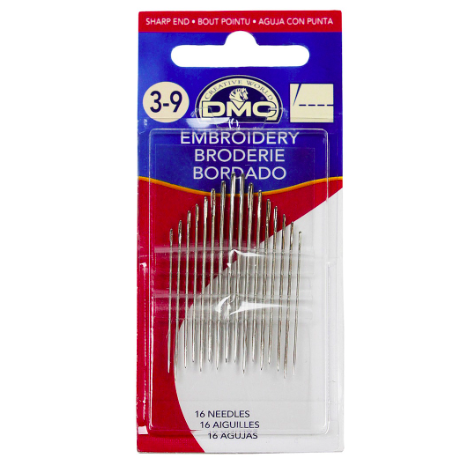DMC Embroidery Needles Needlework DMC 3-9
