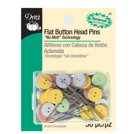 Flat Button Head Pins Notions Dritz