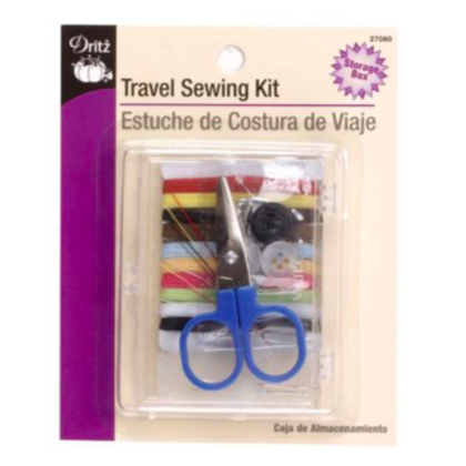 Hello Hobby Assorted Color Sew and Repair Travel Kit, 140 Pieces 