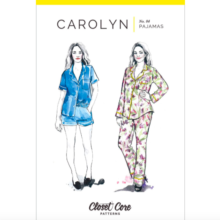 Carolyn Pajama Pattern Pattern Closet Core Patterns