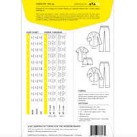 Carolyn Pajama Pattern Pattern Closet Core Patterns