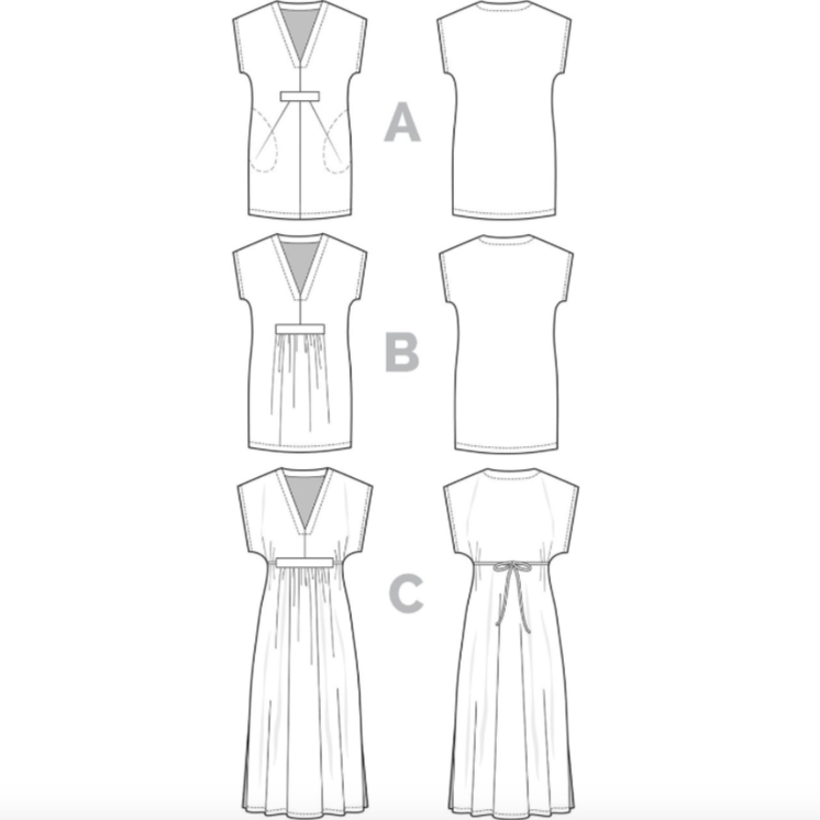 Charlie Caftan Pattern Pattern Closet Core Patterns